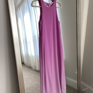 Pink Ombré Maxi Dress